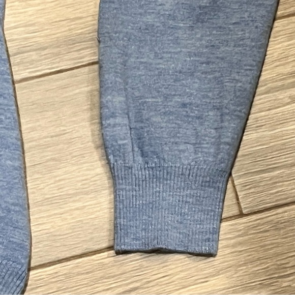 J.Lindeberg Lymann True Merino Wool Sweater Men's Large Blue V-Neck Golf - Picture 9 of 13